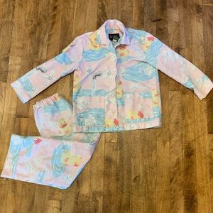 2005 Nick and Nora rubber duck pajama set